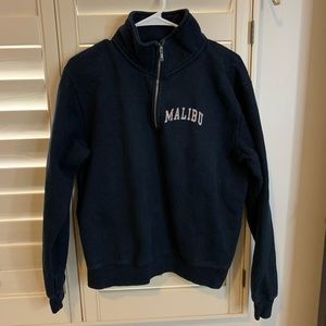 Brandy Navy Quarter Zip “Malibu”